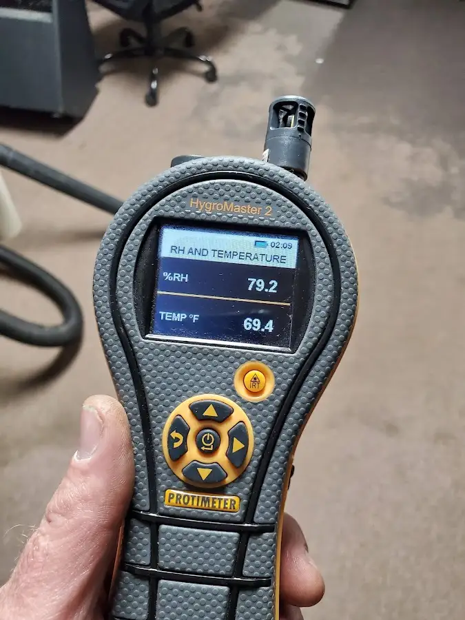Moisture meter humidity assessment for Mold Remediation & Removal in Hiram
